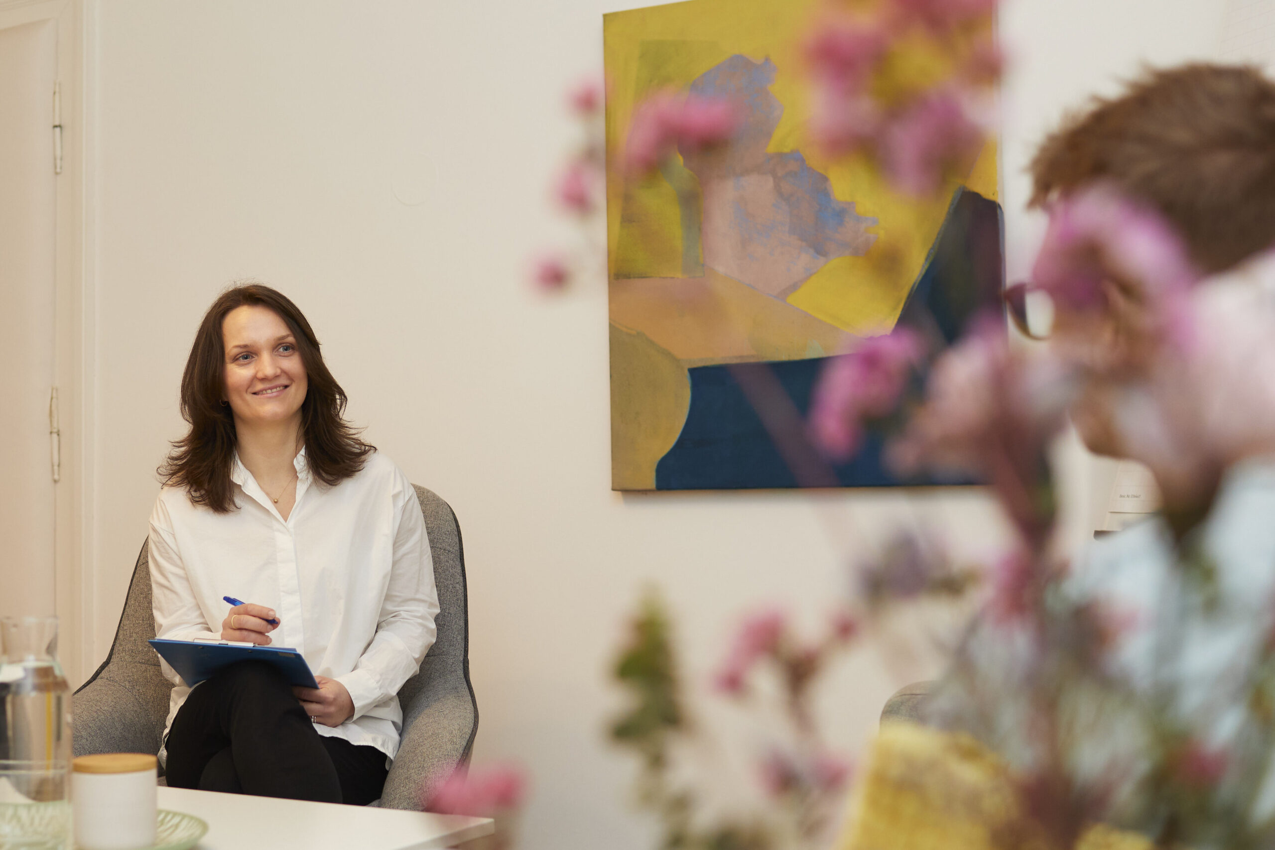 Therapiesitzung in vertrauensvoller Umgebung